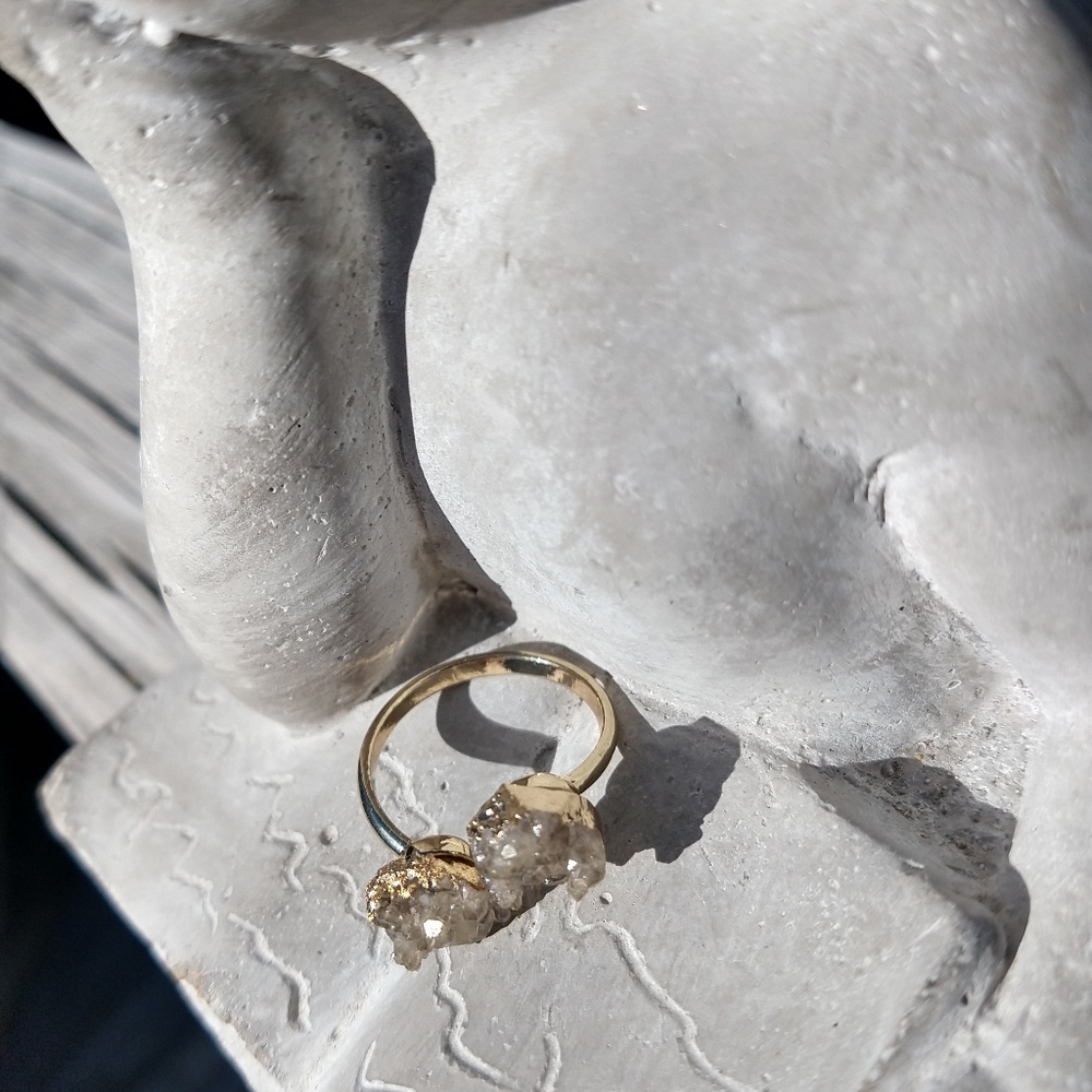 Druzy Agate Adjustable Ring - image 4